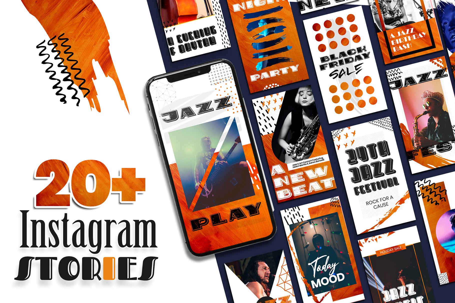 Jazz Music Festival InstagramStories cover image.