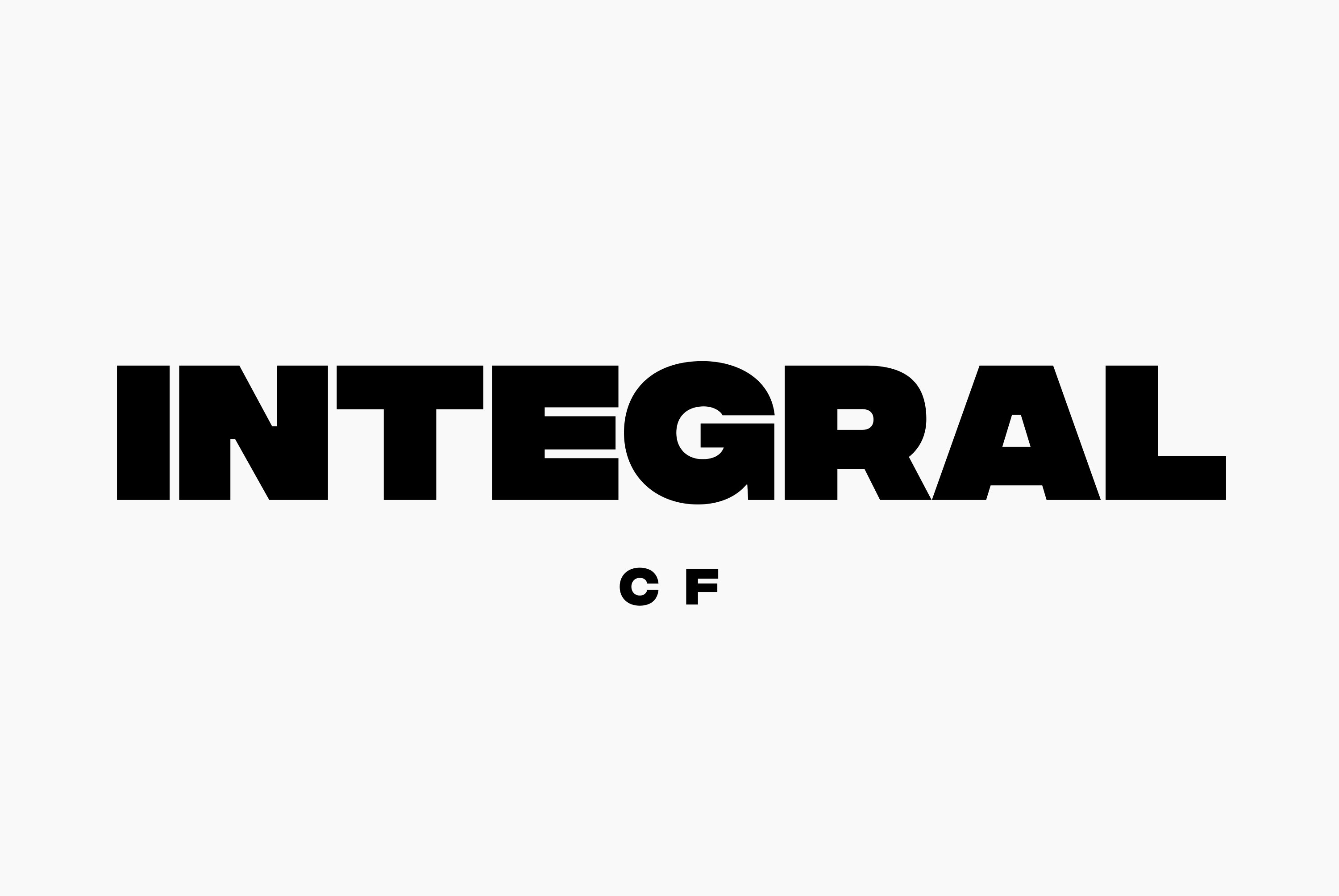 Integral CF: Ultra Bold titling font cover image.