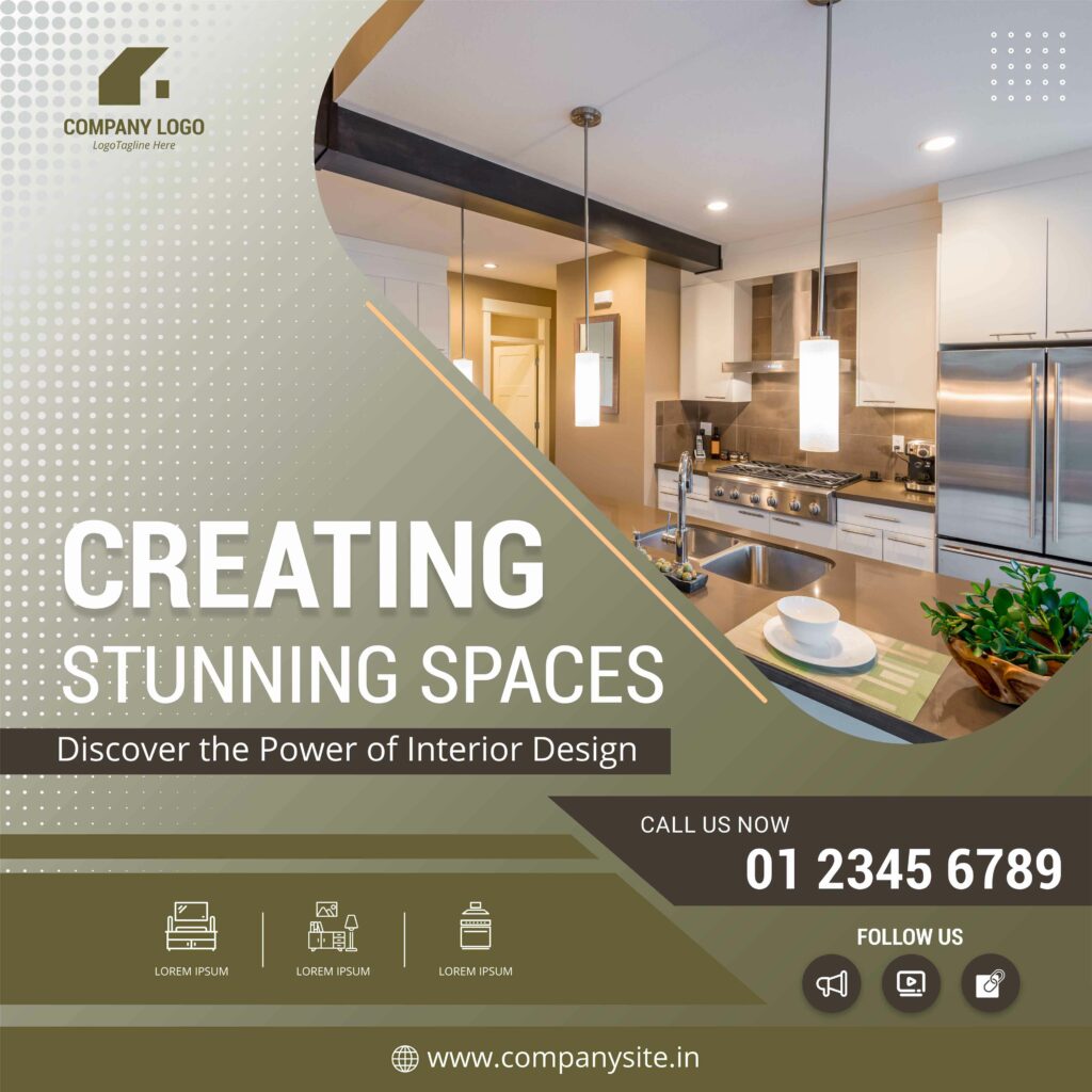 Interior Design flyer - MasterBundles