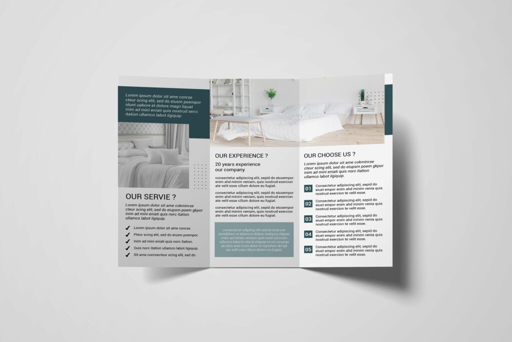 Interior Design Brochure Template – MasterBundles