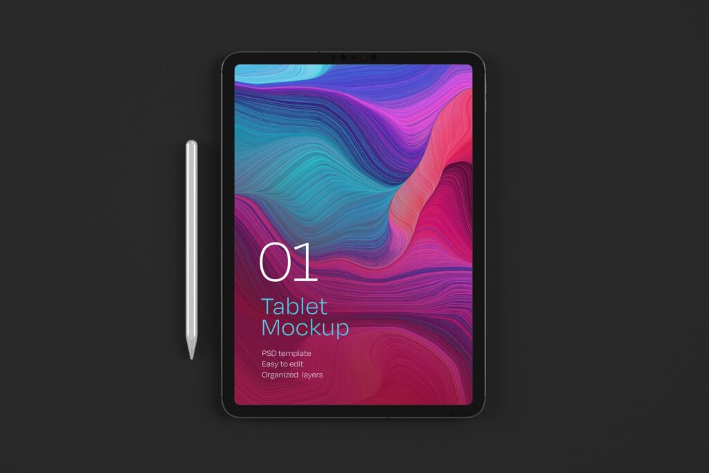 iPad Pro Mockup Set Tablet Screen MasterBundles