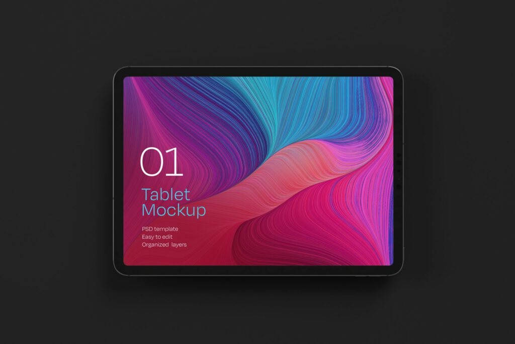 iPad Pro Mockup Set Tablet Screen MasterBundles