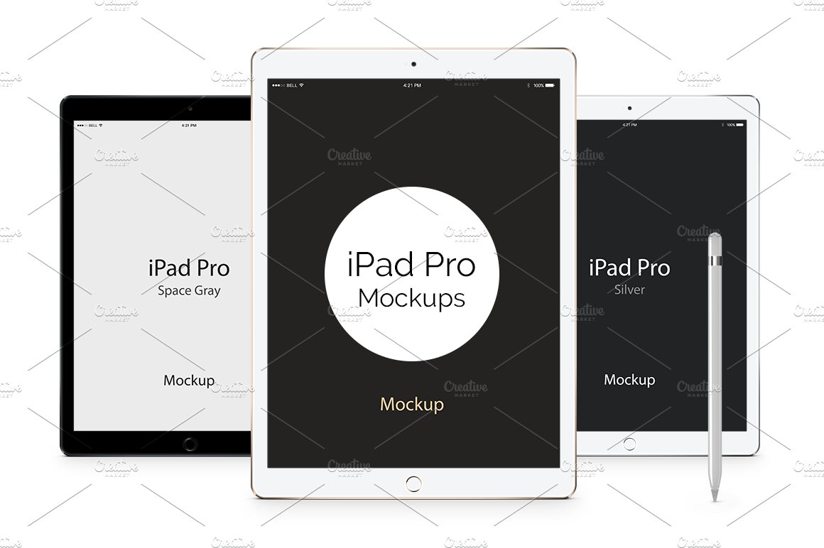 iPad Pro Mockups cover image.