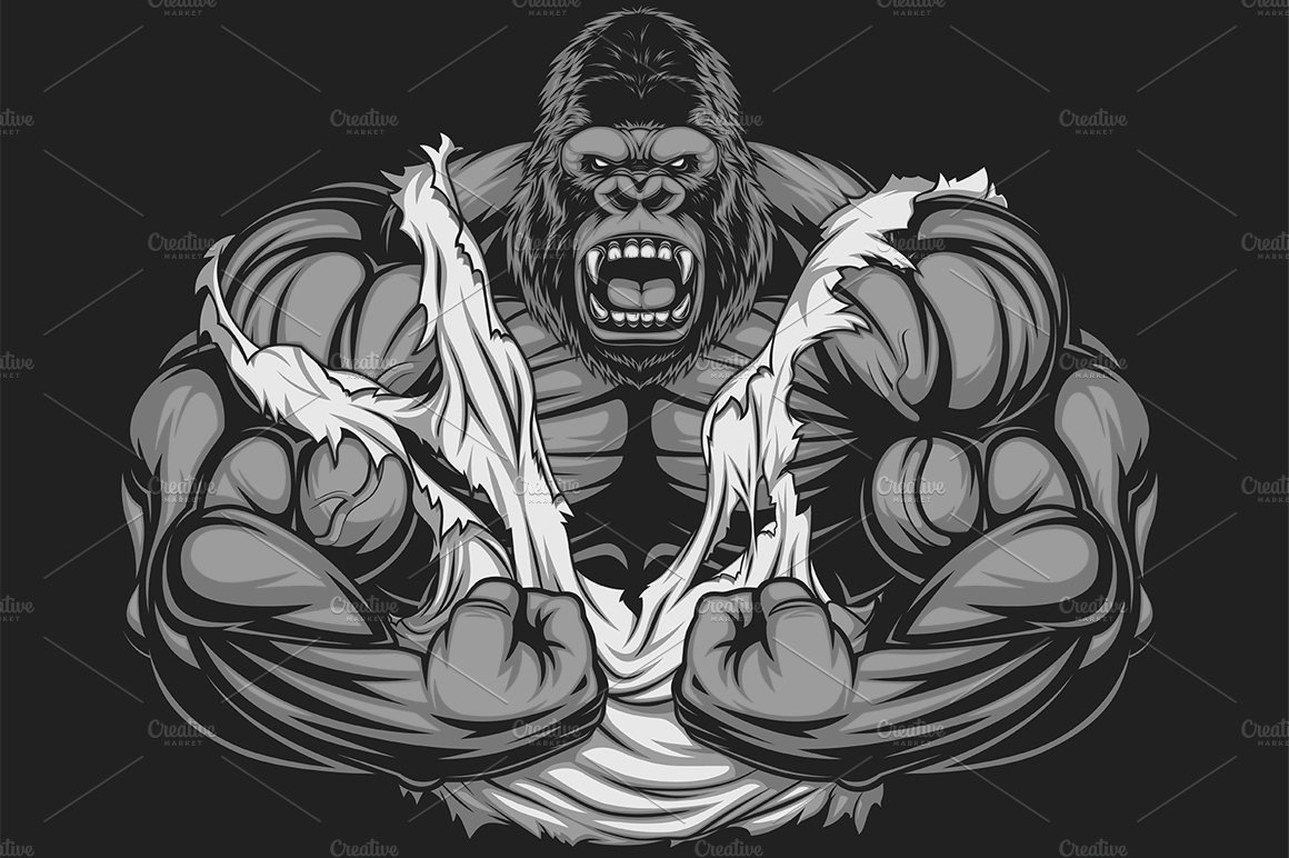 Terrible gorilla athlete cover image.
