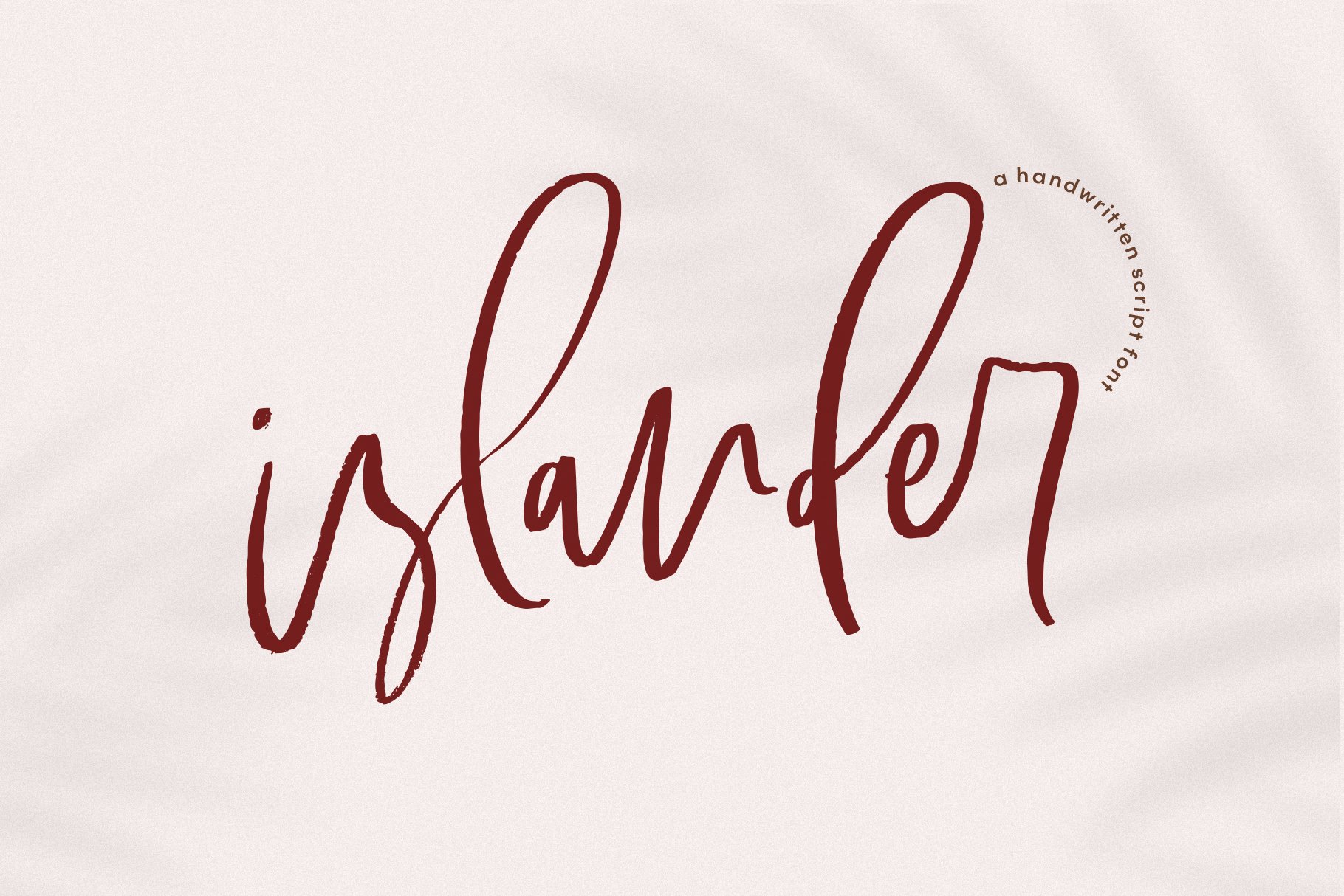 Islander | Handwritten Script Font cover image.