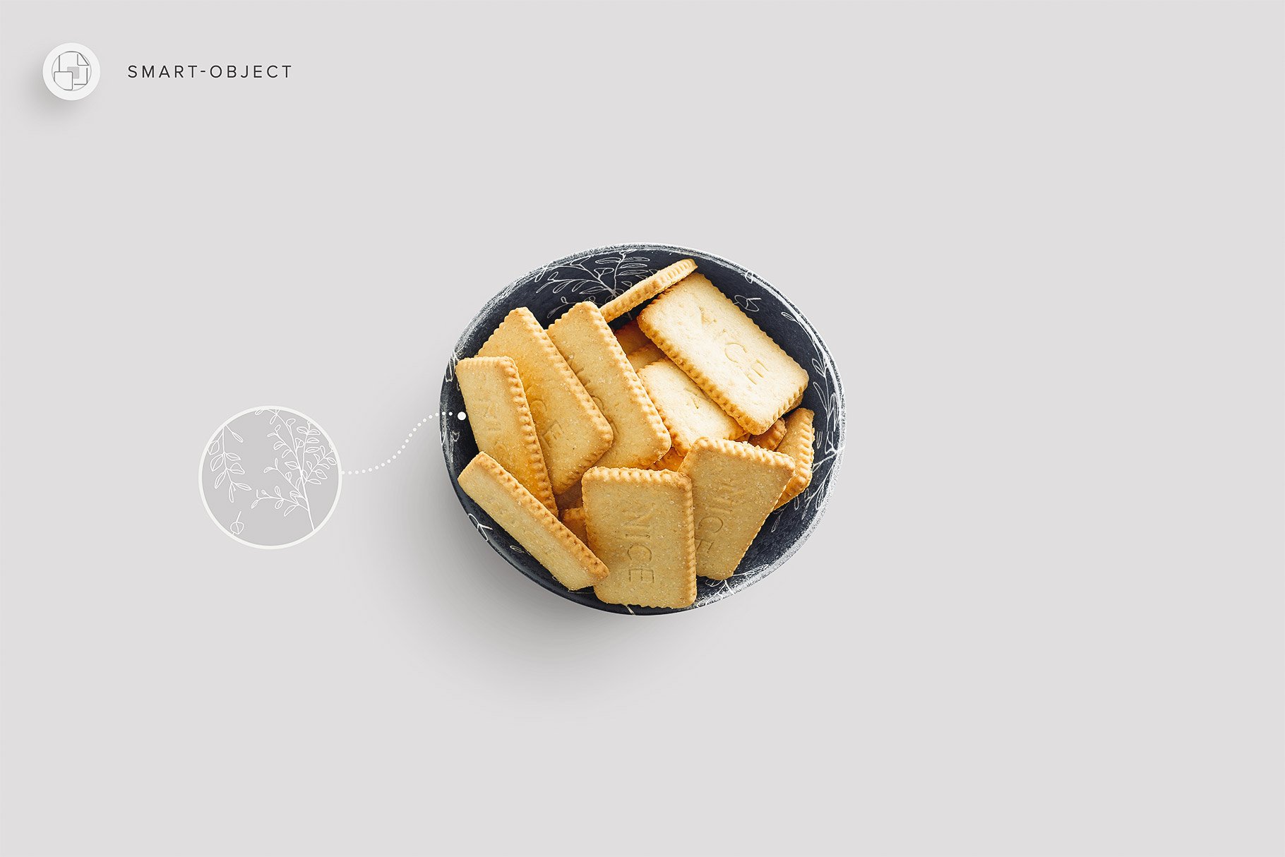 isolated objects food biscuits feature smart objects customscene 703