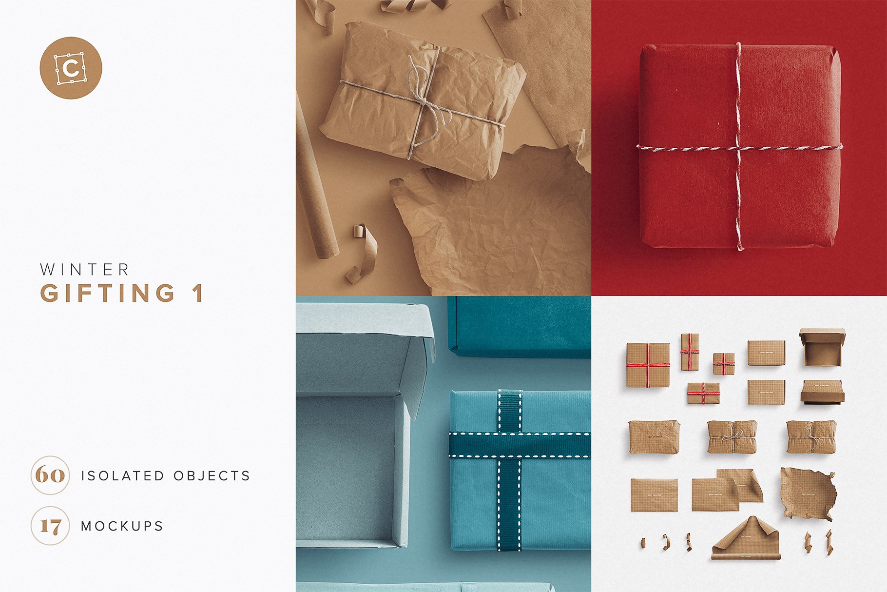 Gift Box Mockup Scene Creator cover image.