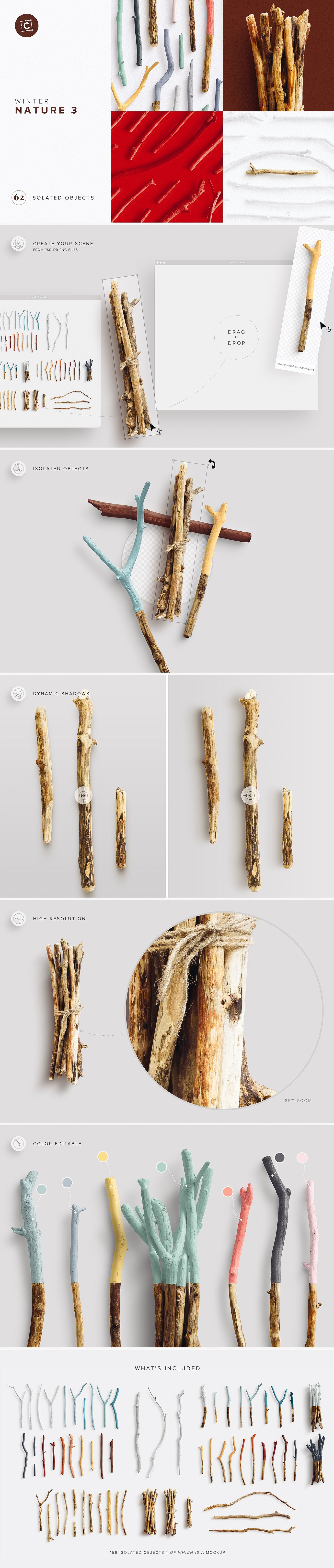 isolated objects nature 3 customscene pin 503