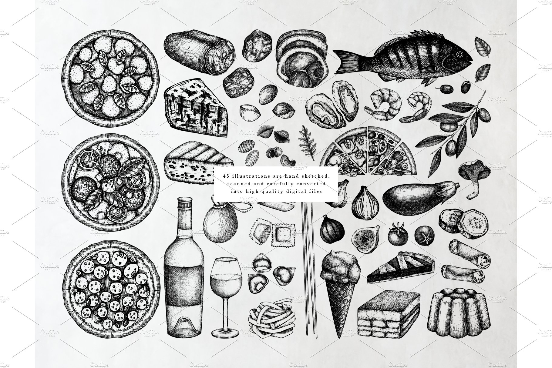 italian cuisine designs collection 01 1 41