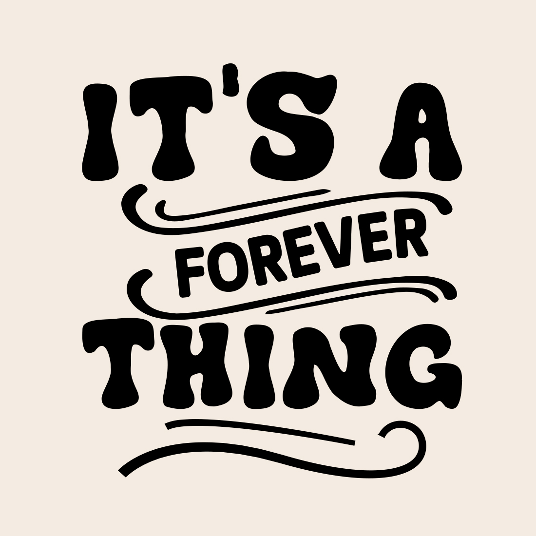 It's a Forever Thing svg preview image.