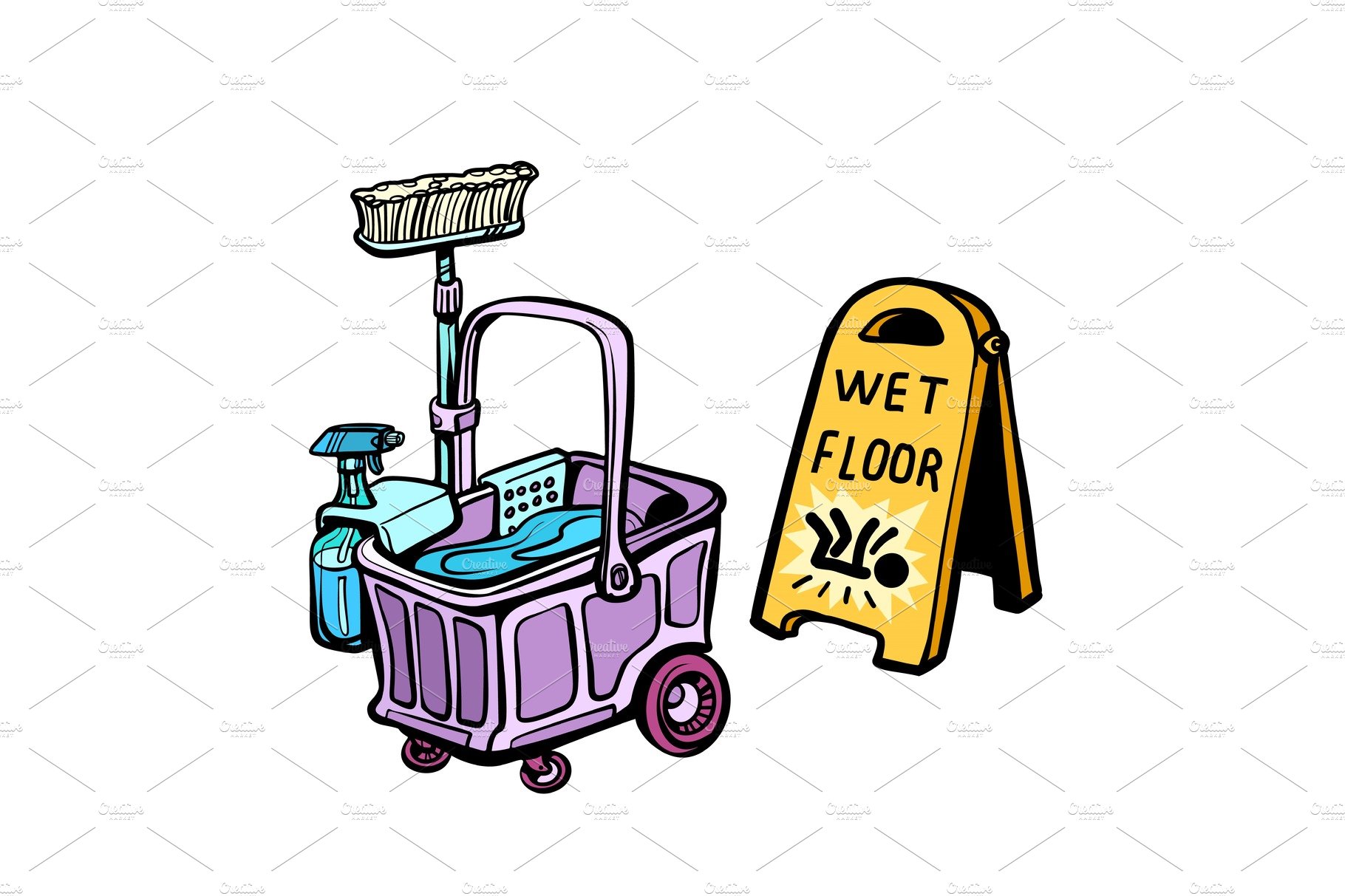 floor washing tools cover image.