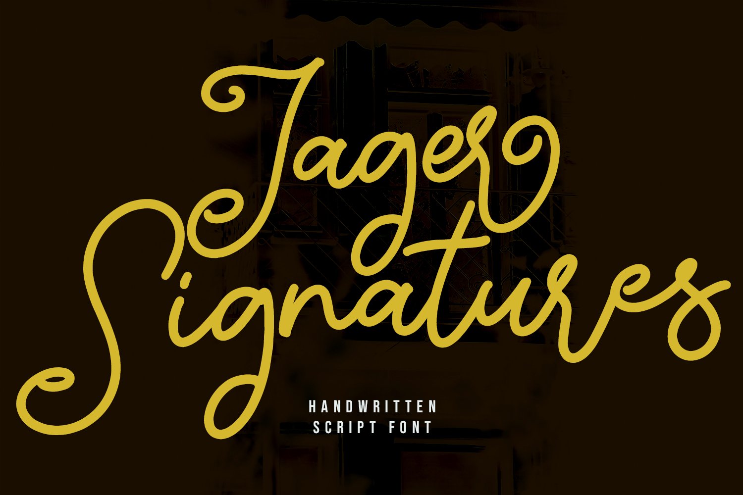Jager Signature Handwritten Script cover image.