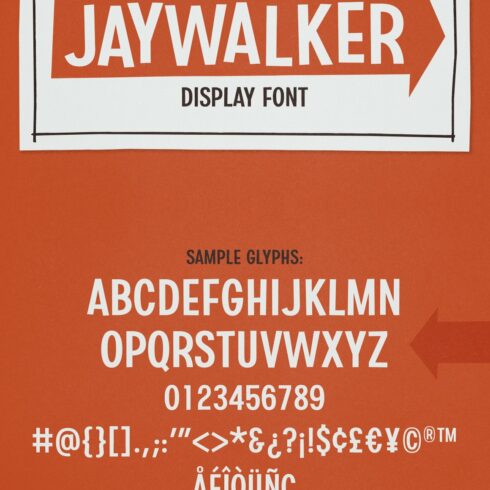 Jaywalker - Display Font cover image.