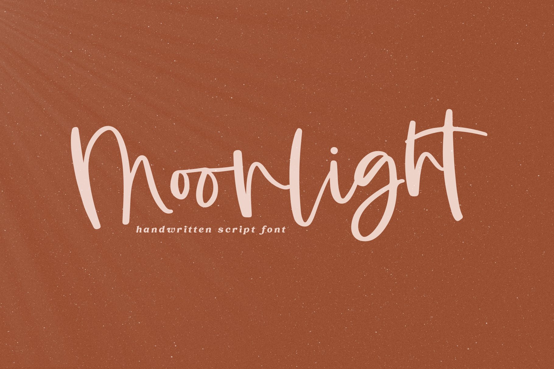 Moonlight - Handwritten Script Font cover image.