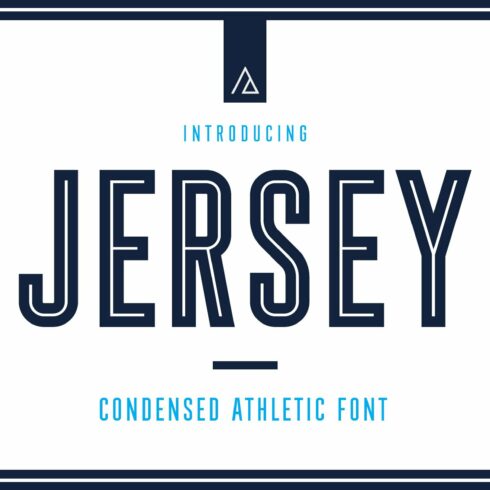 Jersey - Condensed Athletic Font cover image.