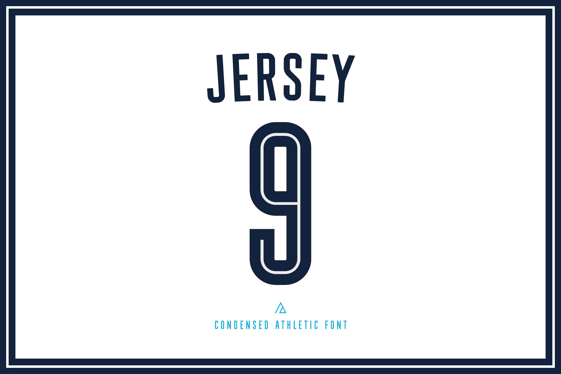number 5 jersey font