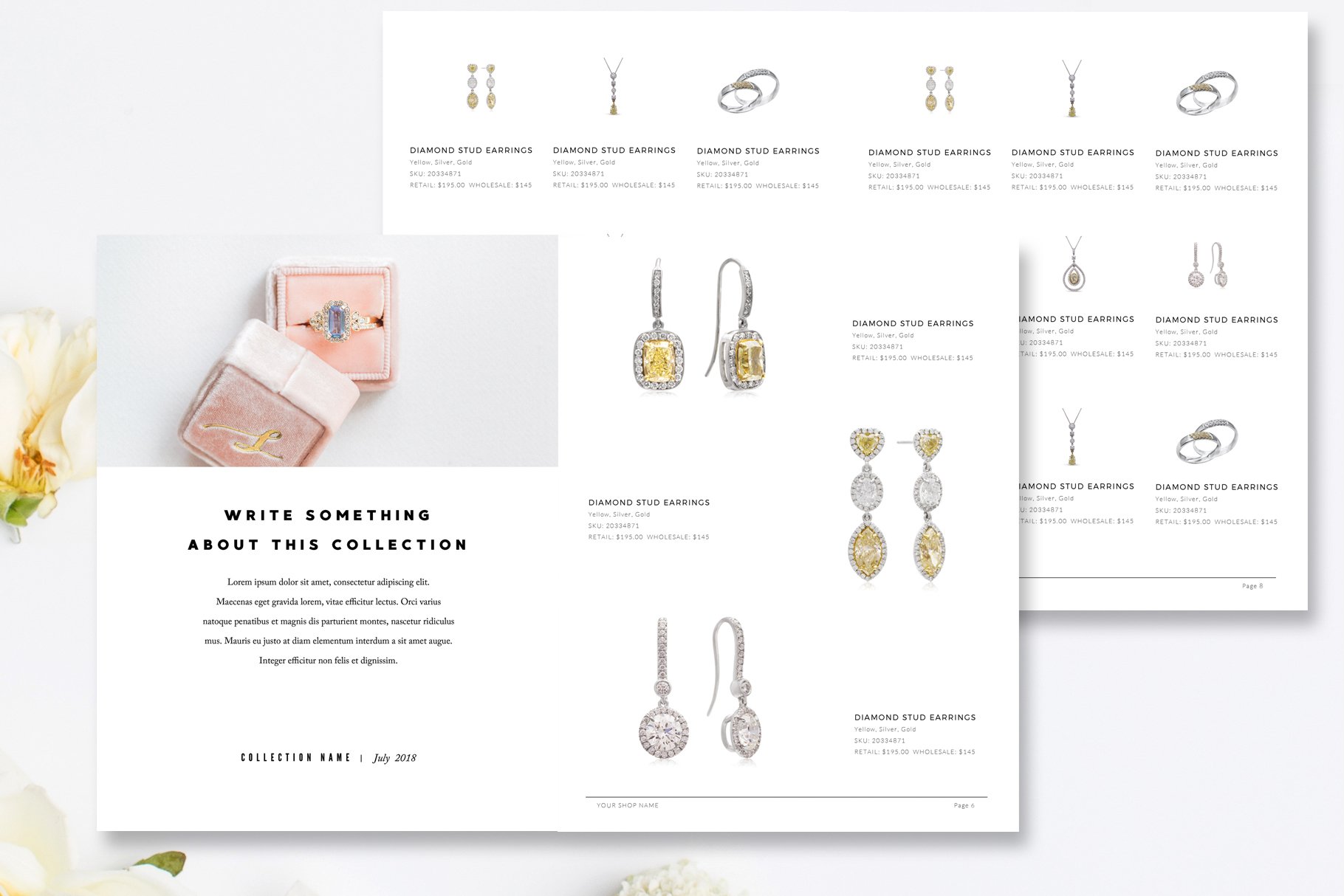 jewelry catalog template 4 691