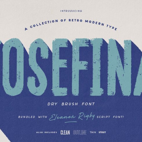 Josefina | Retro Modern Type Bundle cover image.
