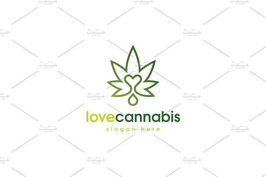 Love Cannabis Logo cover image.