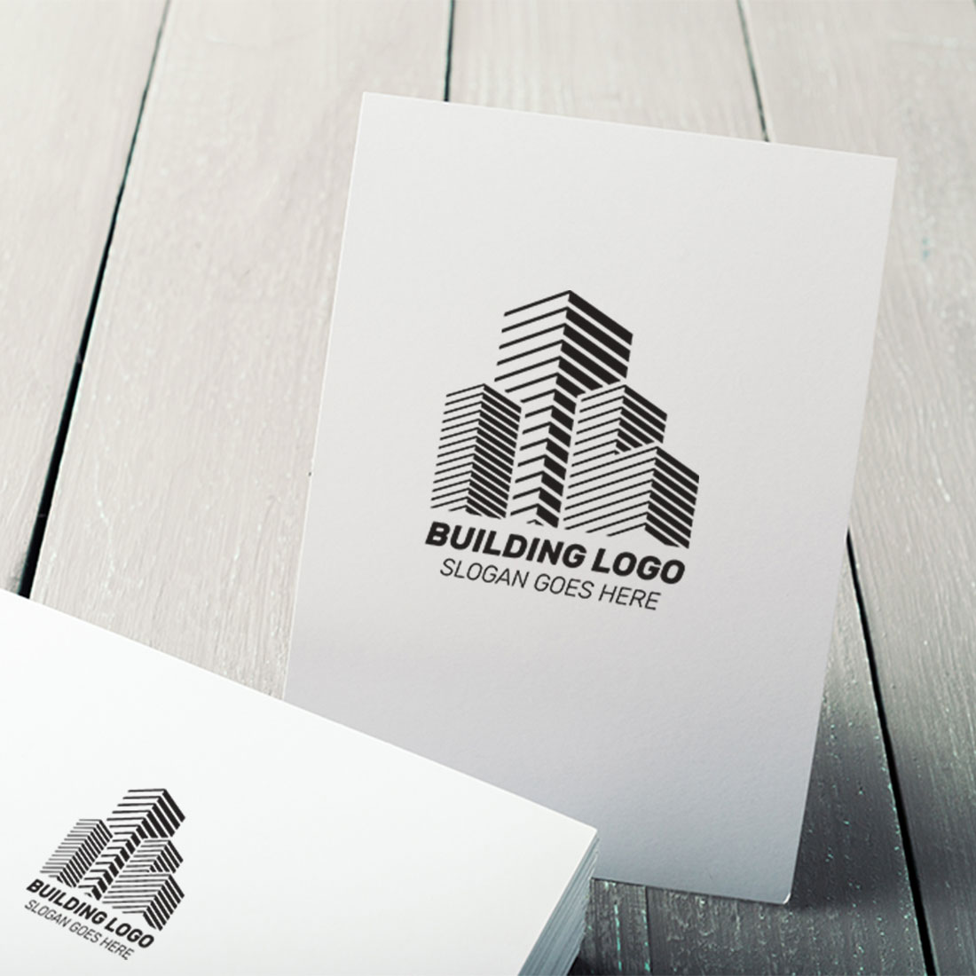 Real estate building logo icon design vector template preview image.