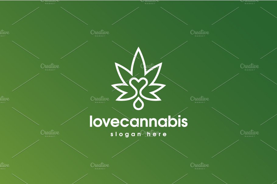 Love Cannabis Logo preview image.