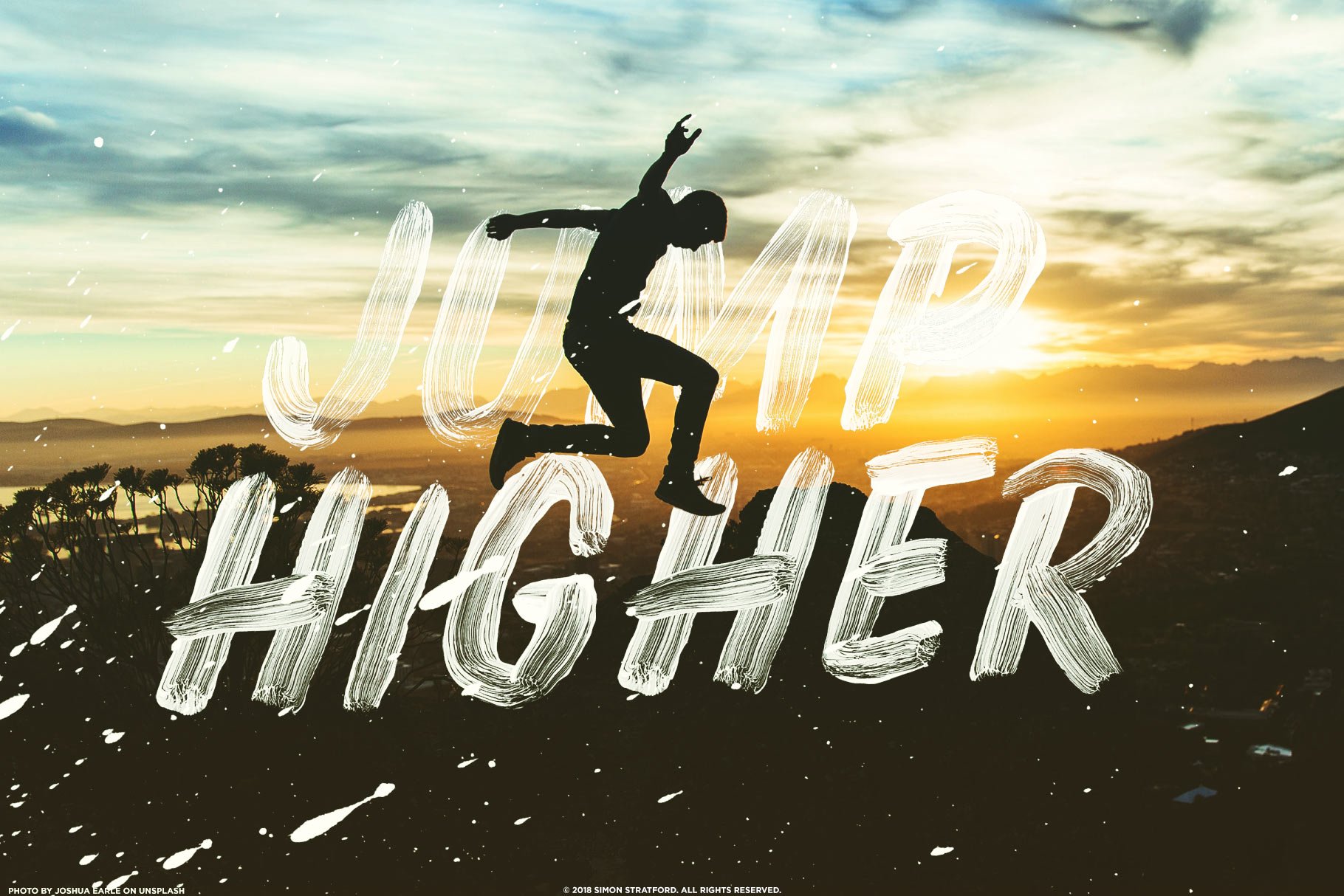 jump higher fierce typeface 631