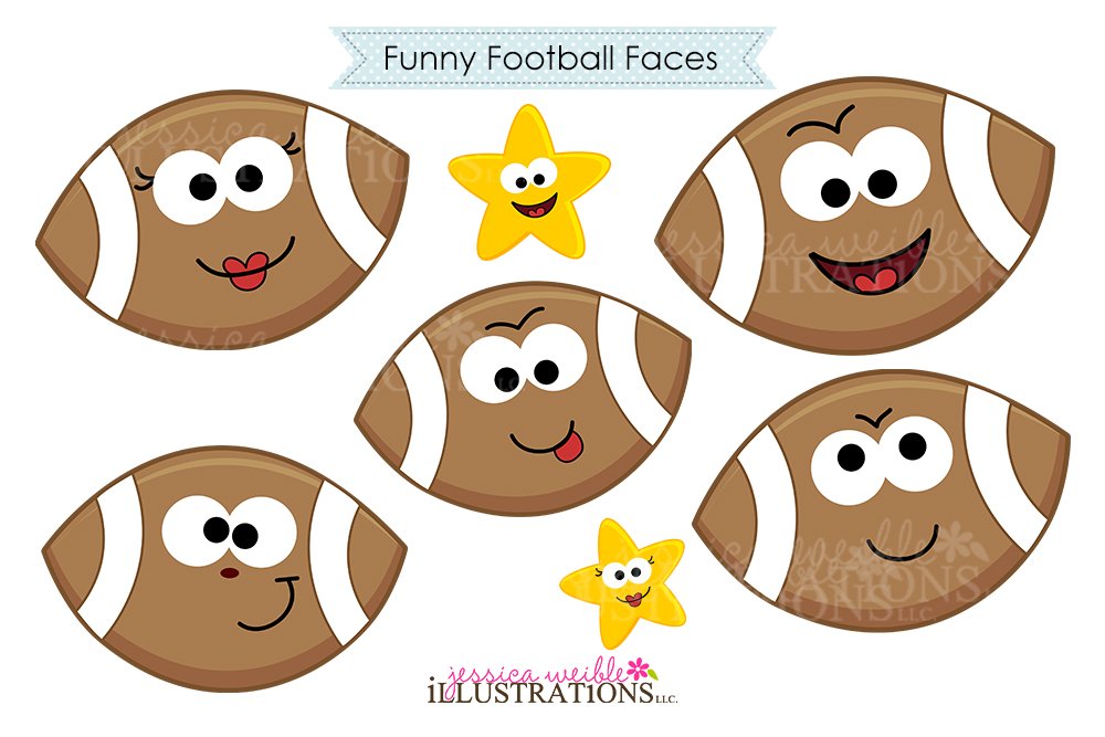 Funny Football Faces cover image.