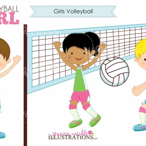 Girls Volleyball cover image.