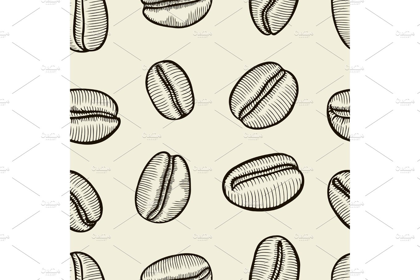 coffee - seamless pattern cover image.