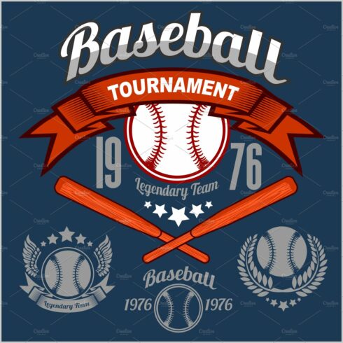 American baseball emblem cover image.