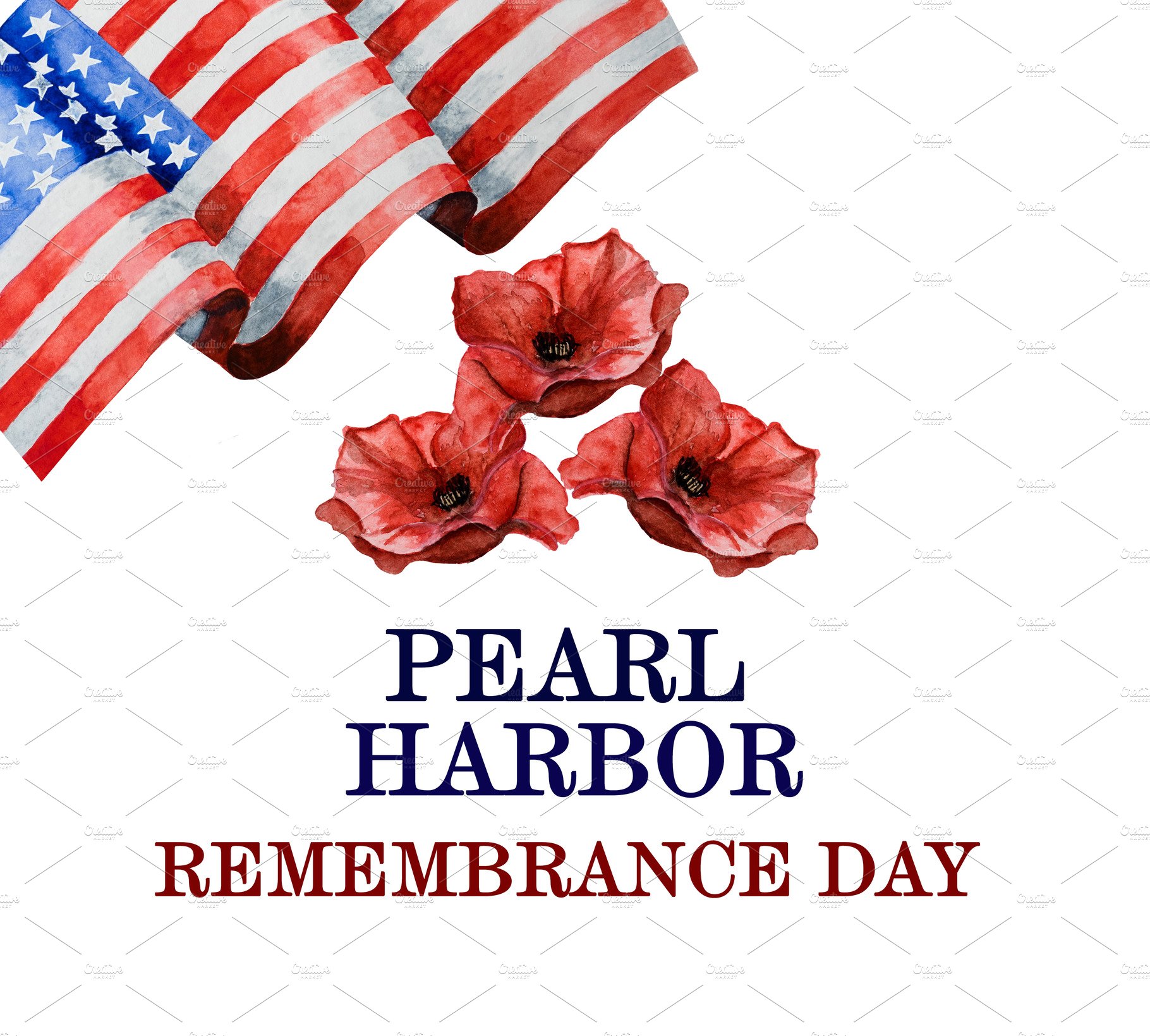 Pearl Harbor Remembrance Day. Greeti cover image.