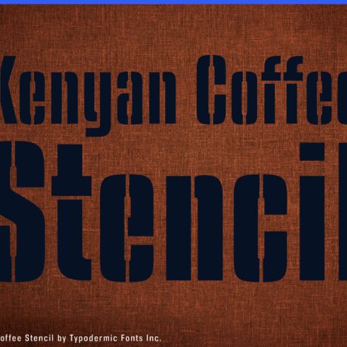 Kenyan Coffee Stencil cover image.