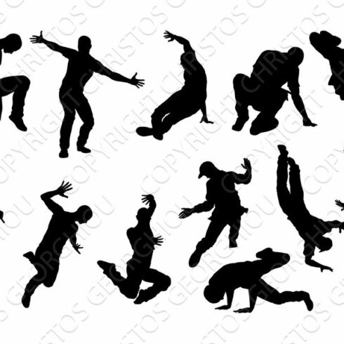 Street Dance Dancer Silhouettes cover image.
