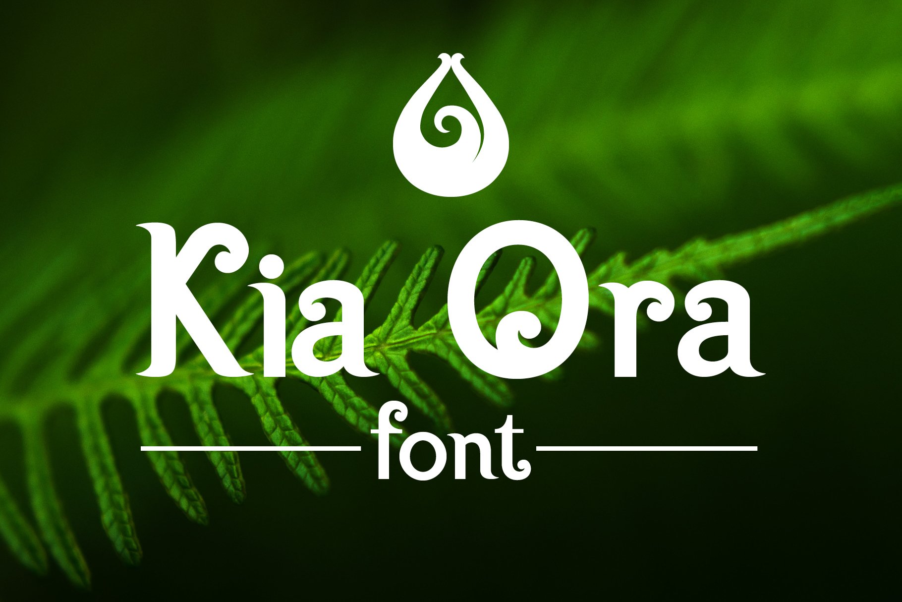 Kia Ora Font cover image.