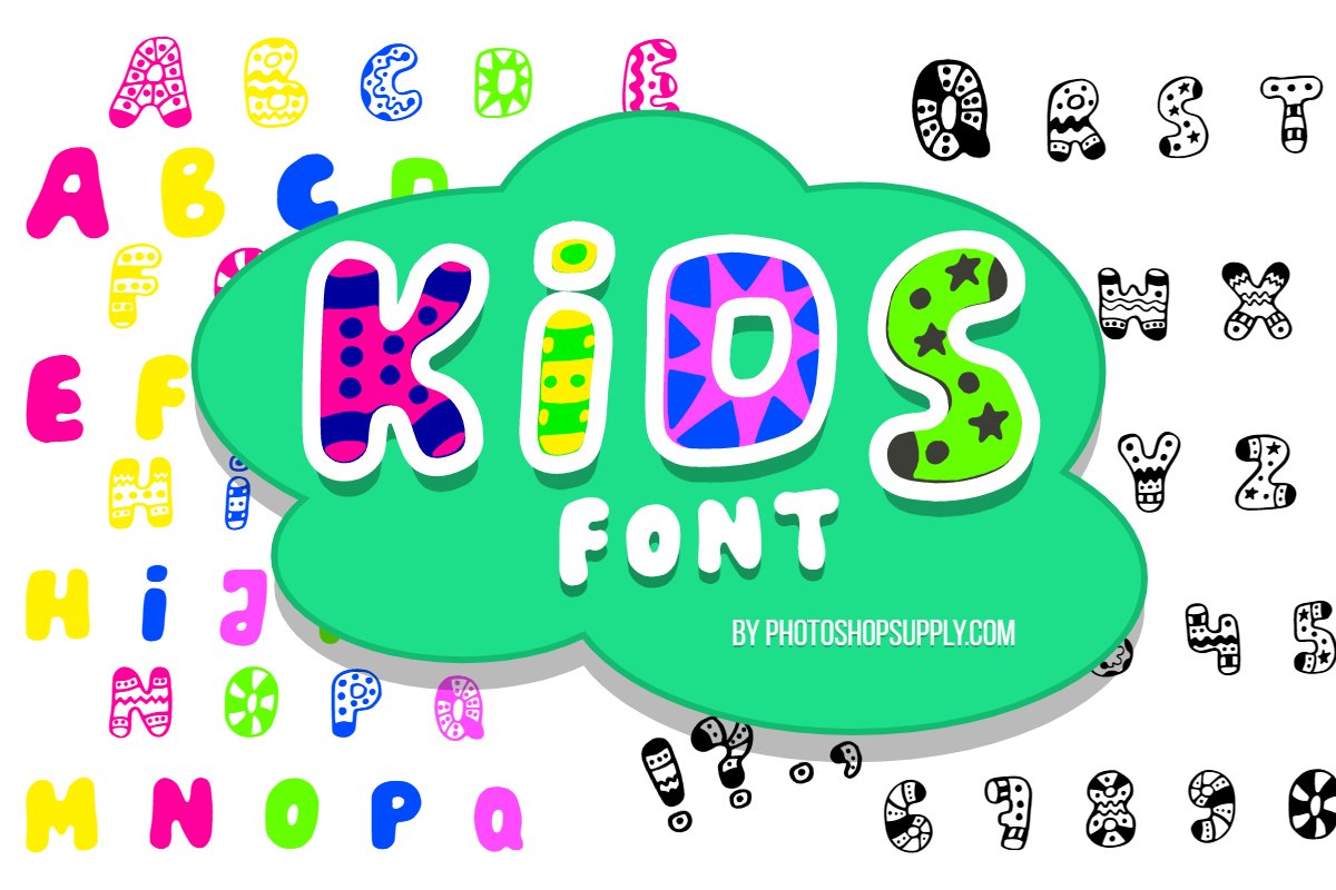 Kids Font cover image.