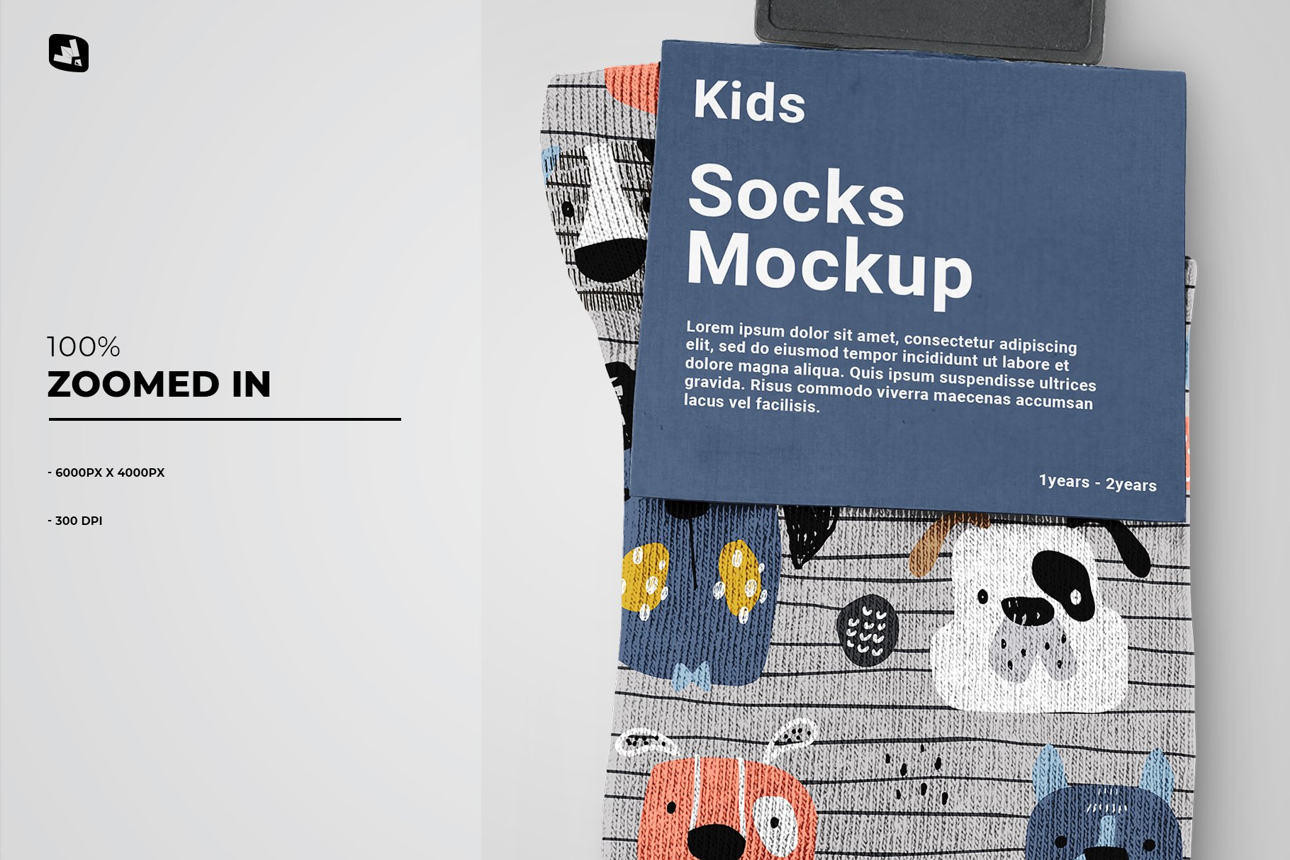 kids high socks mockup preview 5 671