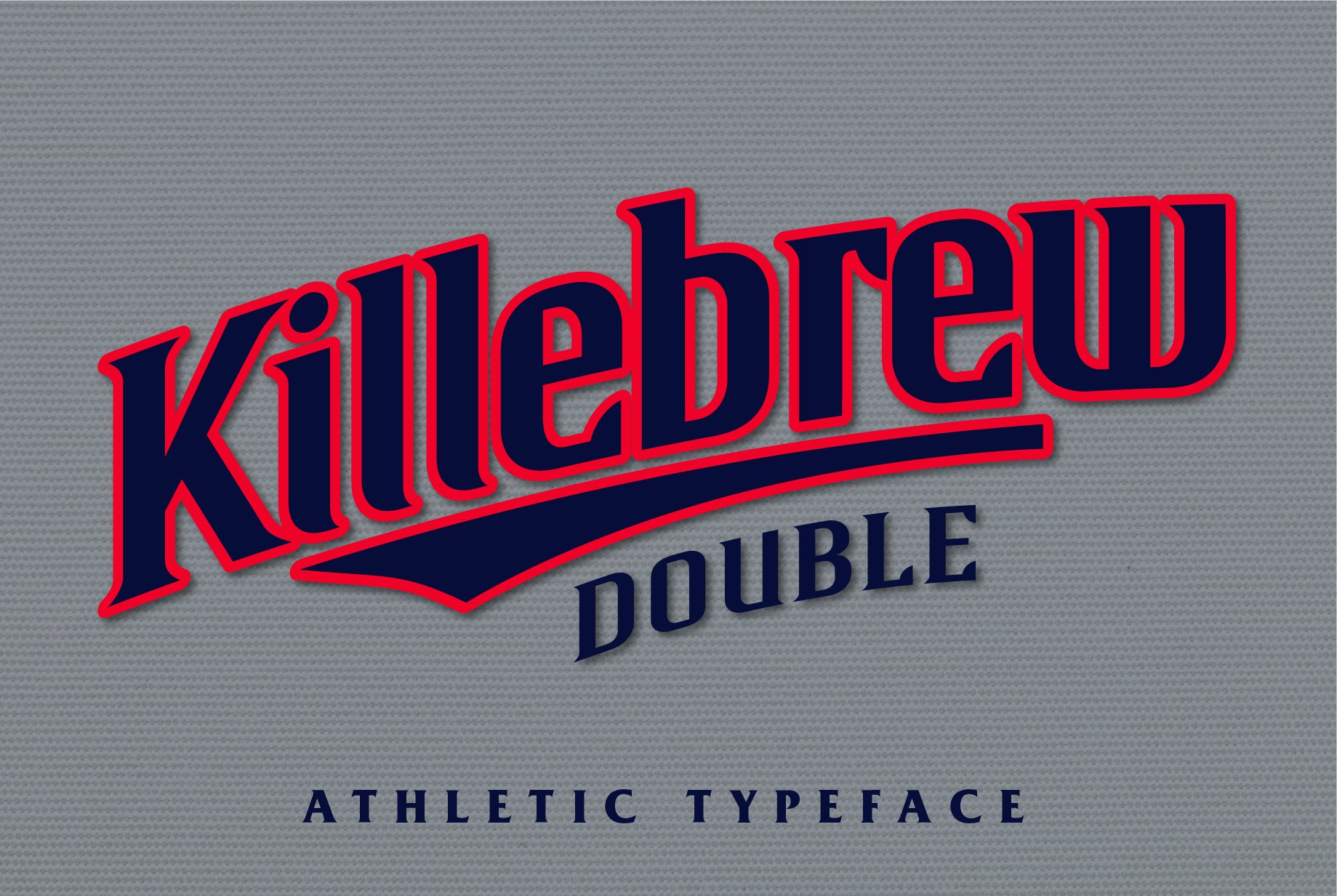 Double contour serif font in sport style Vector Image