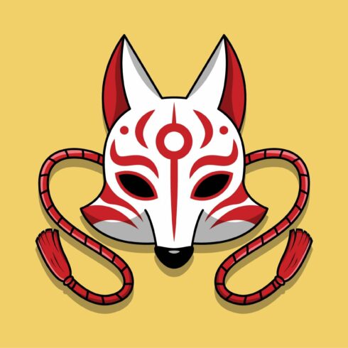 Japanese kitsune mask #46 cover image.