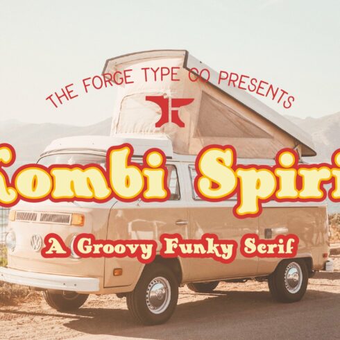 Kombi Spirit - A Groovy Funky Serif cover image.