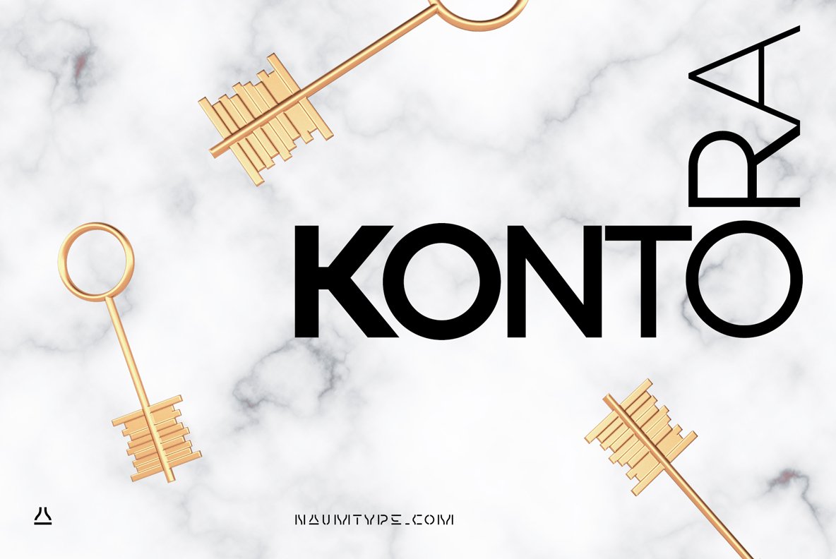 Kontora | 9 Fonts cover image.