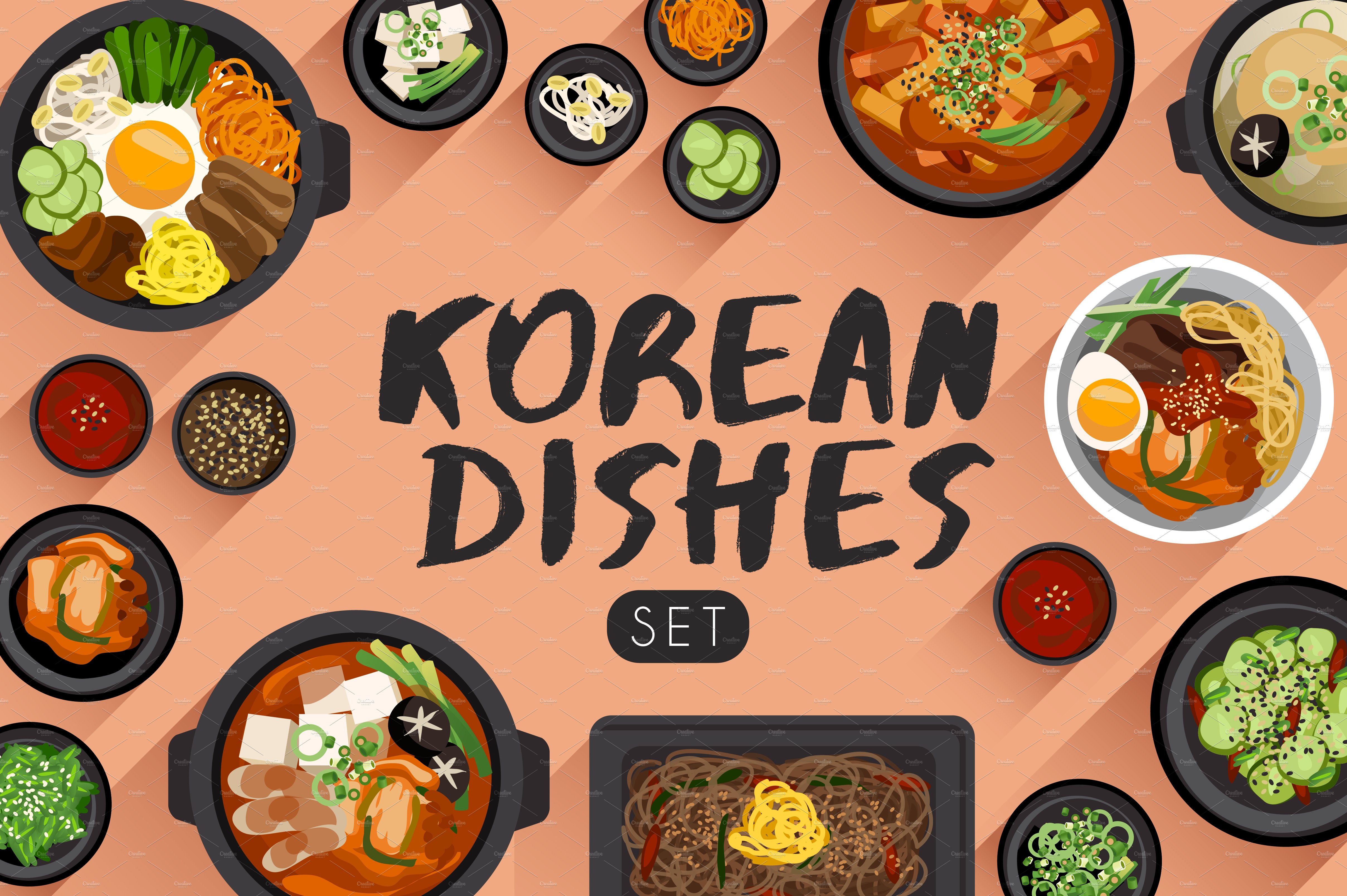 Big Set of Korean Cuisine cover image.