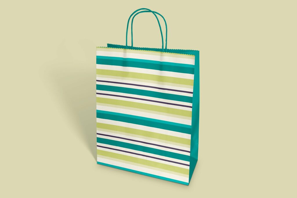 Kraft Gift Bag Mockup MasterBundles