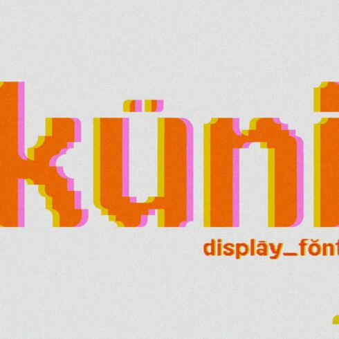 Kuni font cover image.