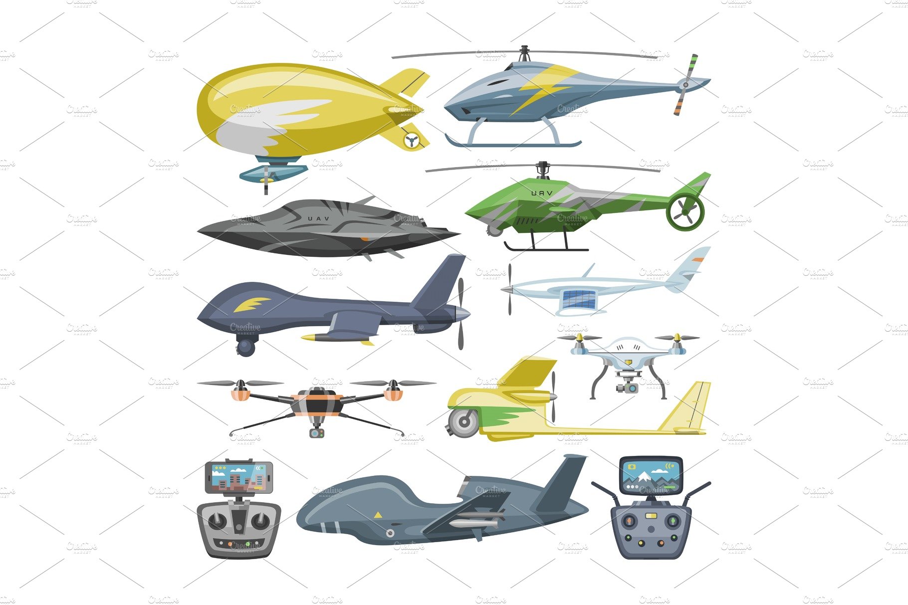 Helicopter vector copter aircraft or cover image.