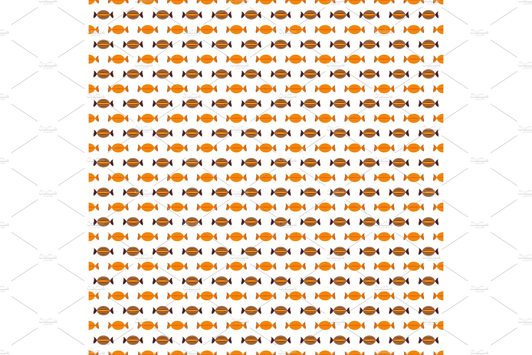 Halloween candy seamless pattern cover image.