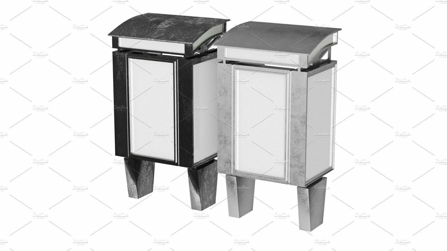 Billboard phone booth stand MasterBundles