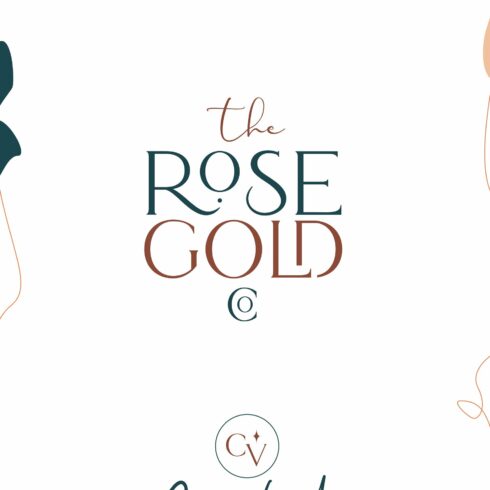 La Rosa Font Duo//Chic Logos cover image.