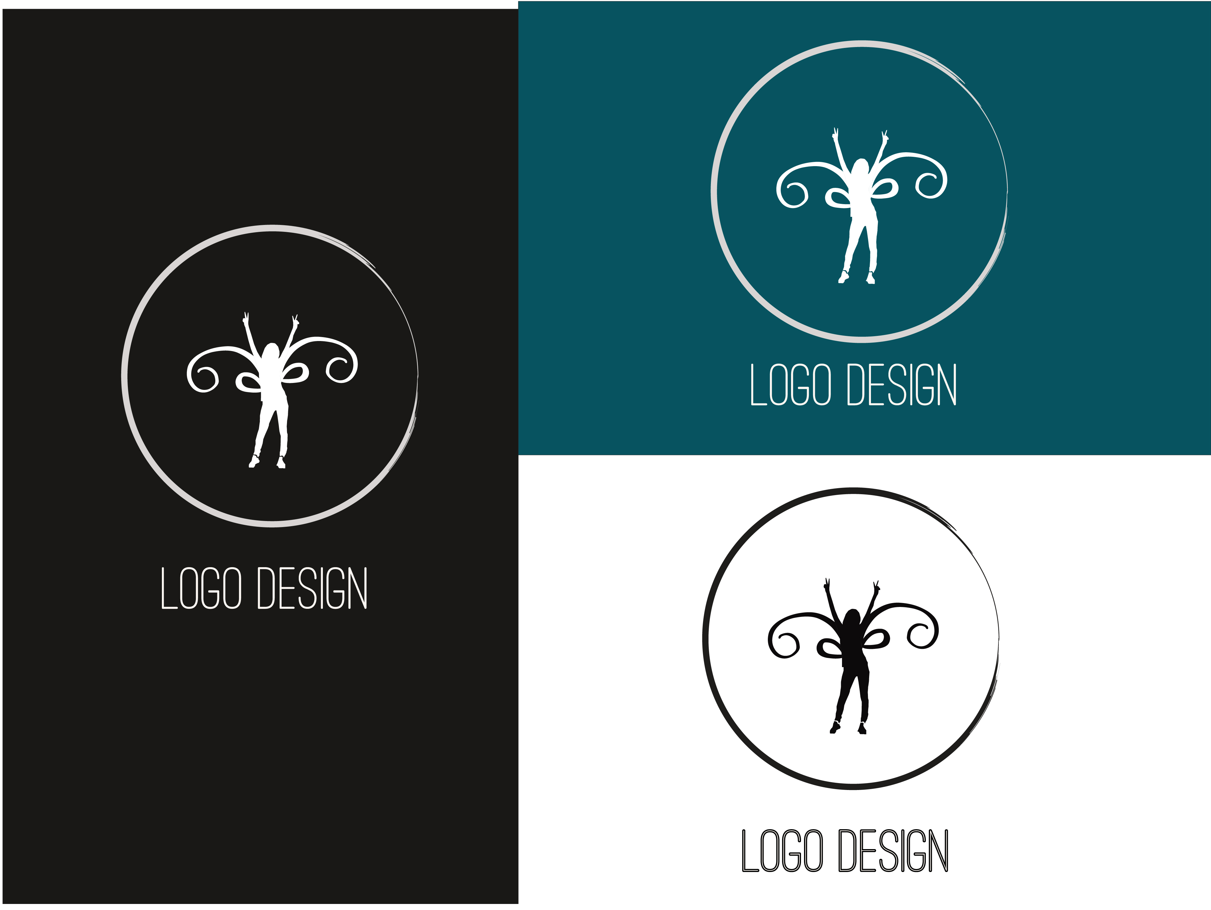 lady logo design 01 646