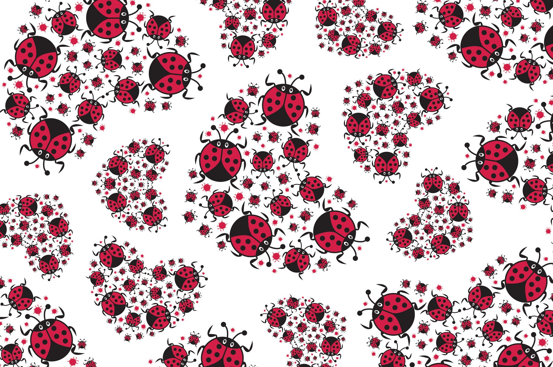 Valentine Ladybird Heart Pattern cover image.