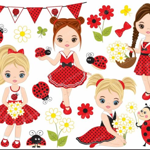 Vector Ladybird Clipart cover image.
